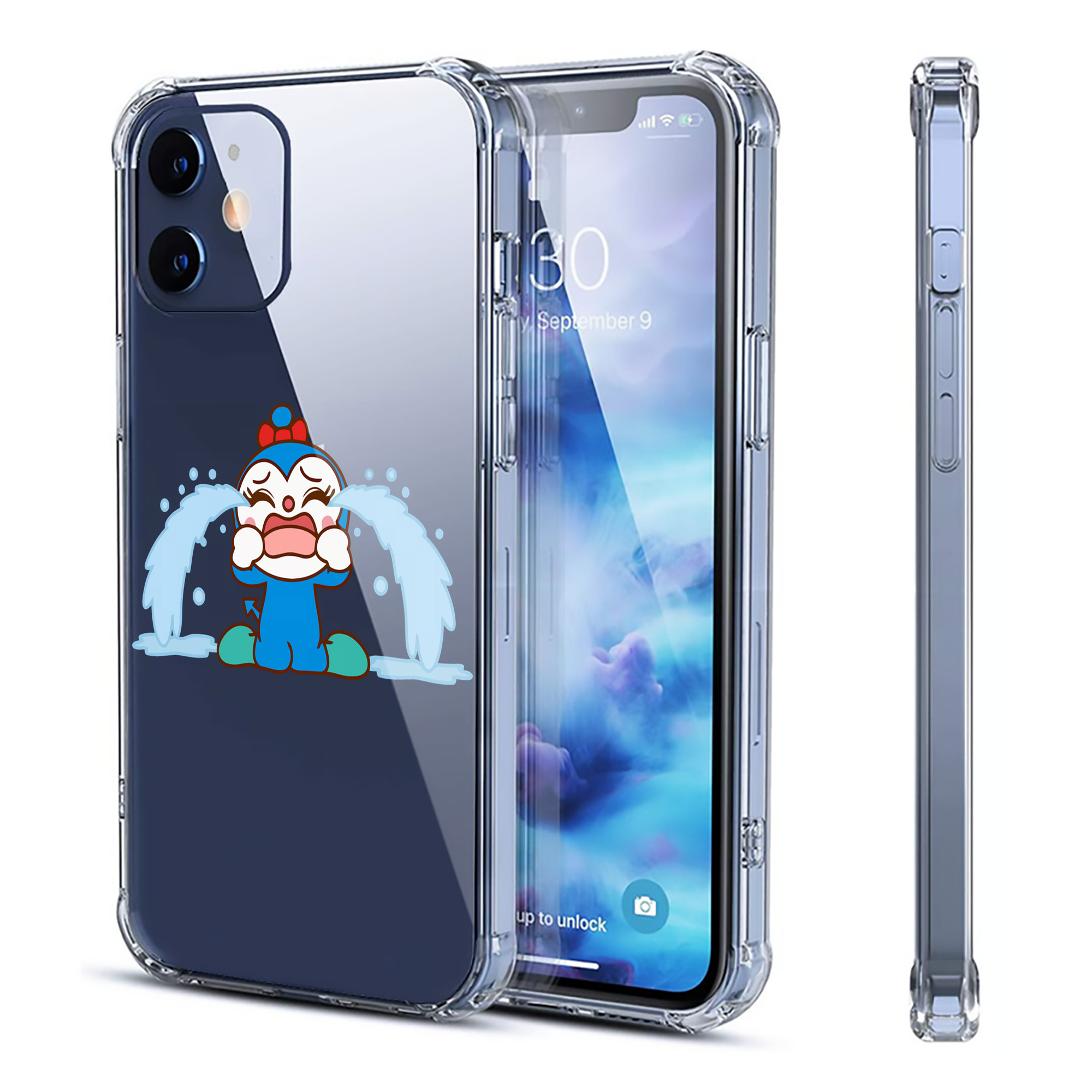 （画像用） アンパンマン Anpanman 【iPhone 12シリーズ対応】透明スマホケース（クリアソフトケース）